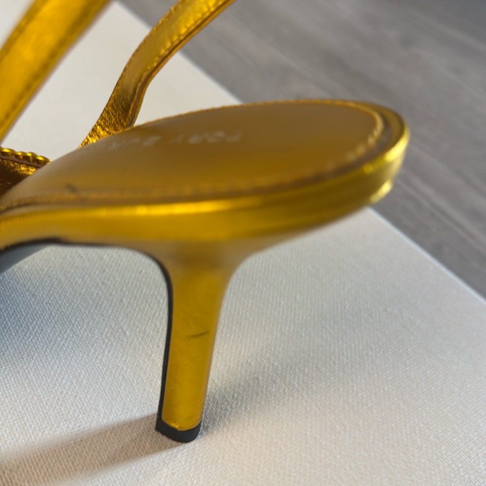 Tory Burch Gold Heels - Picture 10 of 15